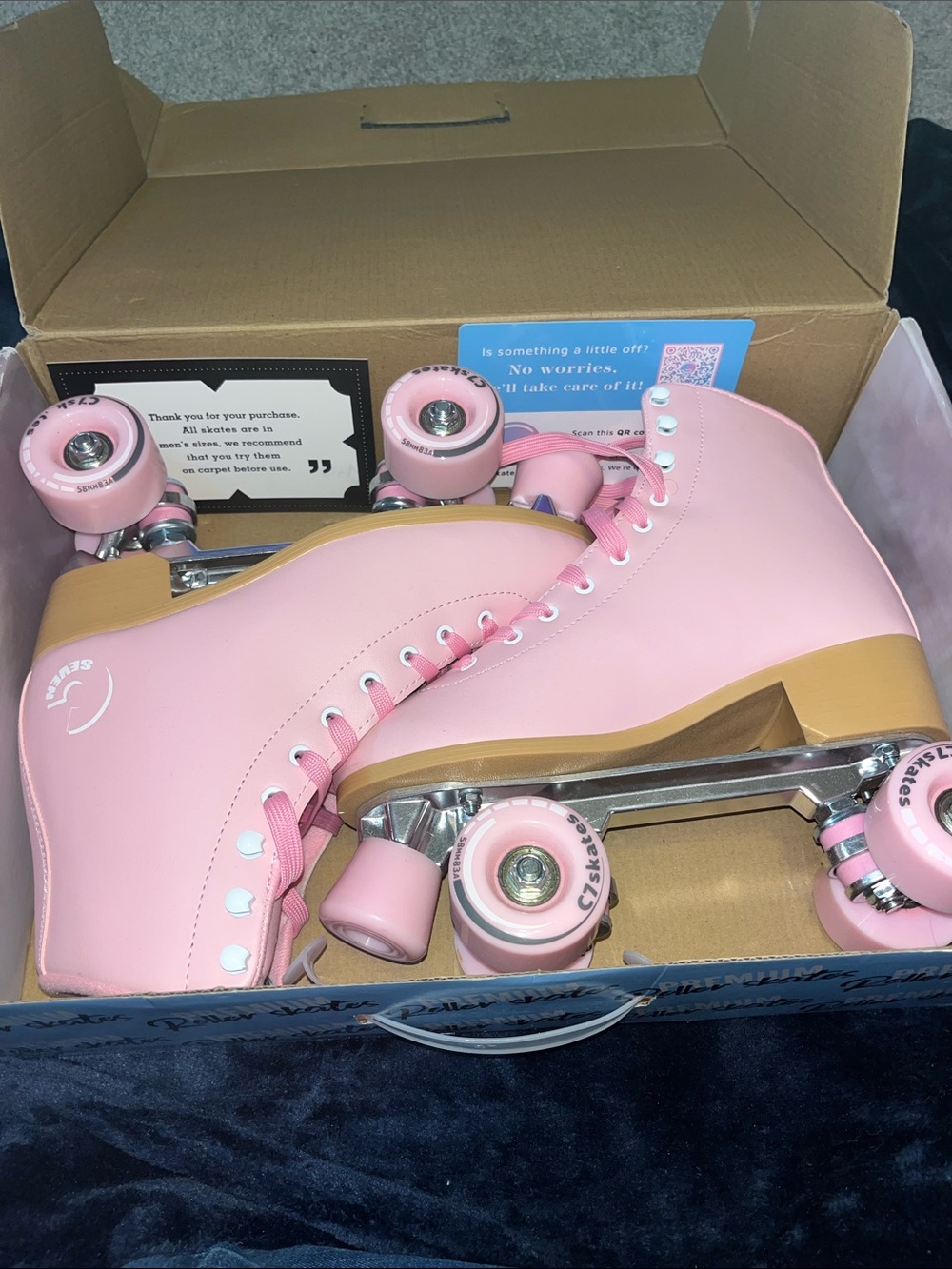 Kids Pink Roller Skates